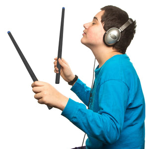 Somatosensory Drum Kit Portable Electronic Air Drumsticks Professional Electronic Drumsticks for Beginners Kids Adults
