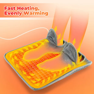Electric Heating Pad Foot Warmer Soft Plush Washable Portable Winter Heater Thermal Blanket Hand Foot Warming Mat For Bed Sofa