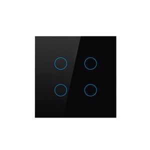 WiFi Smart Switch EU Neutral Wire/No Neutral Wire Touch Light Switch Works with Alexa Google Home Alice 1/2/3/4 Gang Smart Home