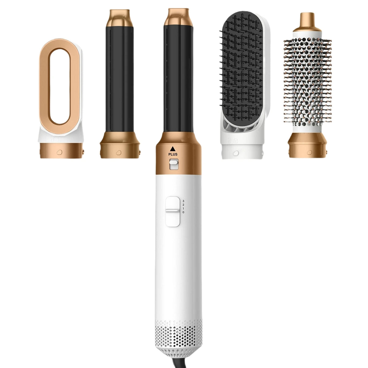 New professional Hair Dryer 5 in 1 Hair Styler High Speed Hot Air Brush Powerful Hairdryer Multifunctional Constant Blow Dryer