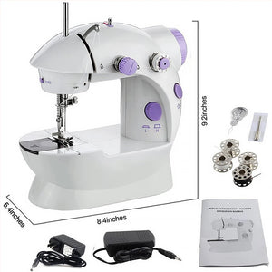Multifunctional Sewing Machine Electric Portable Desktop Mini Sewing Machine Home Straight Line Cutter Automatic Winding Mending