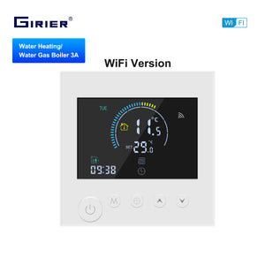 GIRIER Smart WiFi Thermostat for Electric Heating Water/Gas Boiler Programmable Temperature Controller Works Alexa Hey Google