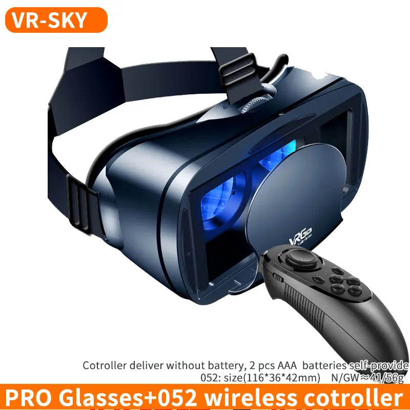 VR Virtual Reality 3D Glasses Box Headset Helmet Blu-ray VRG PRO  For IOS Android 5-7 inch Smartphone