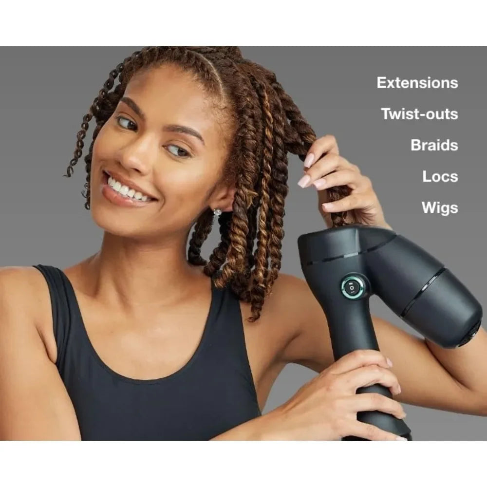 Curly, Wavy &amp; Straight Hair - Revolutionary Reverse Blow Dryer for All Hair