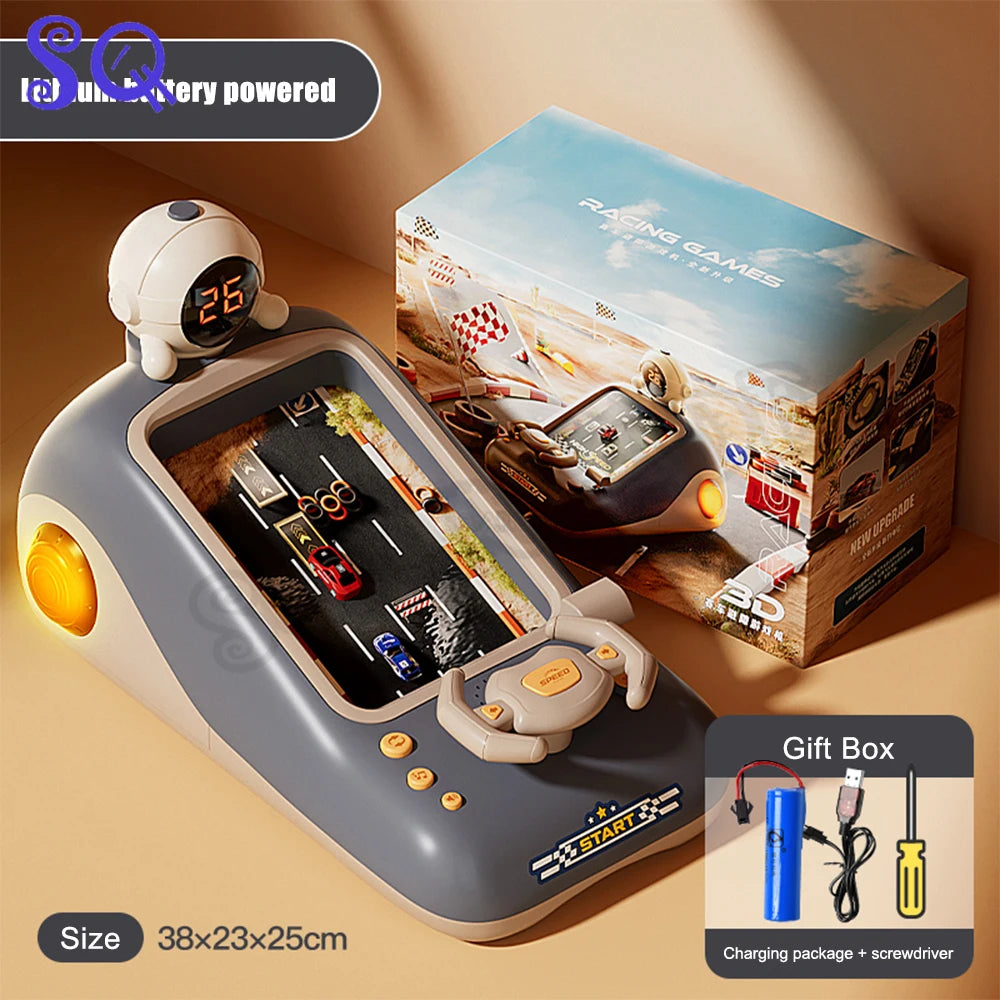 Mini Time Racing Game Console Desktop Decorations Arcade Game For Retro Game