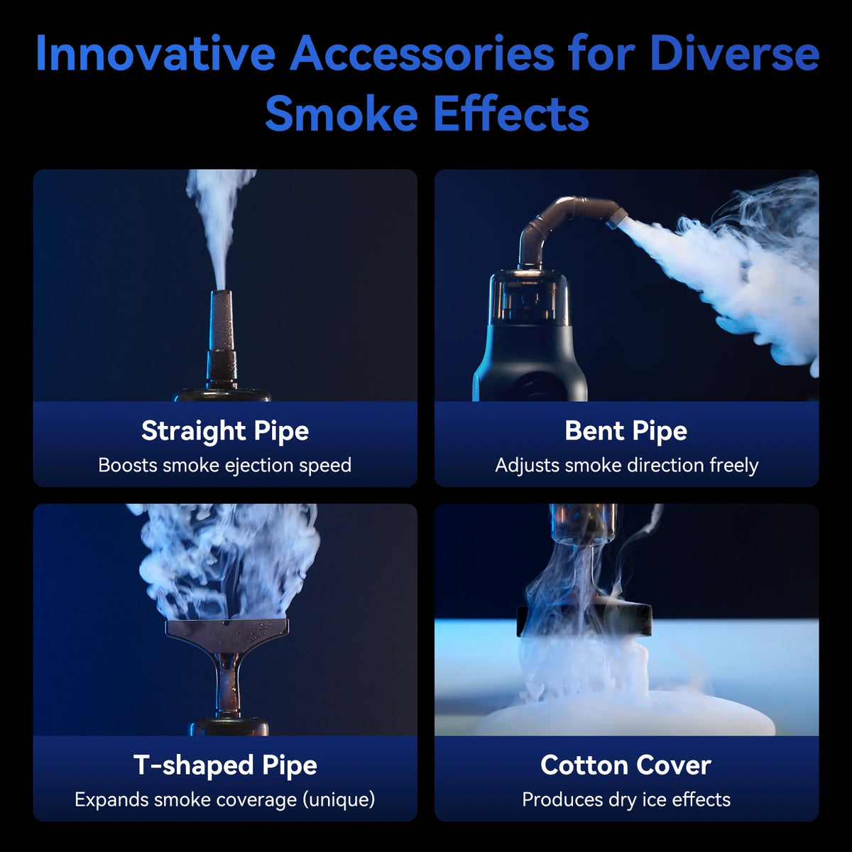 TELESIN Smoke Machine Photography Smoke Effect Portable Smoke Maker with Remote Control Fogger Machine For Video Shoot Party