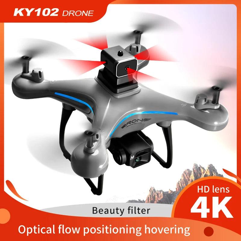 KBDFA KY102 Drone Professional 4K HD Camera RC Aerial Photography Brushless Motor WIFI Lifting Obstacle Avoidance RC Quadcopter