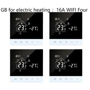 S4HGB  Wifi Smart Heating Thermostat LCD Display Voice Control Alexa Tuya Alice/ Electric/Water Floor Temperature Controller