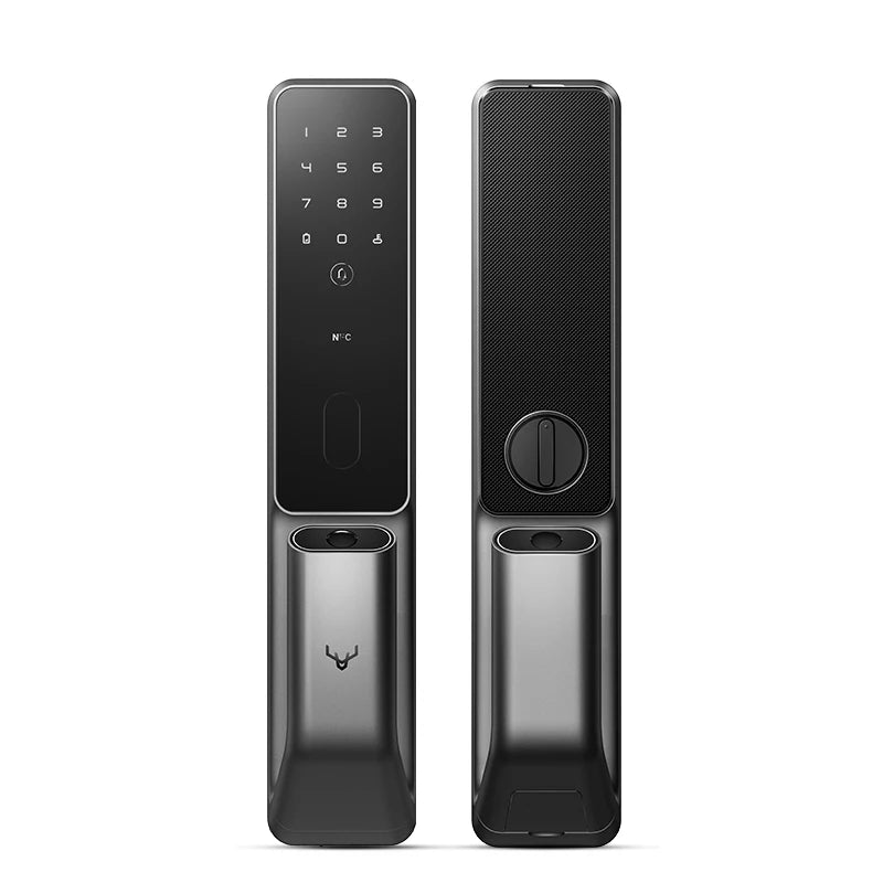 Global Version Lockin Smart Door Lock S30 Pro Push-pull Model Fingerprint Password Unlock Detect Alarm Work with Mijia App