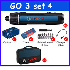 Global Brand BOSCH Go 3 Electric Screwdriver 3.6V 2Ah Cordless Mini Hand Drill Professional Woodwork Screw Driver PK BOSCH GO 2