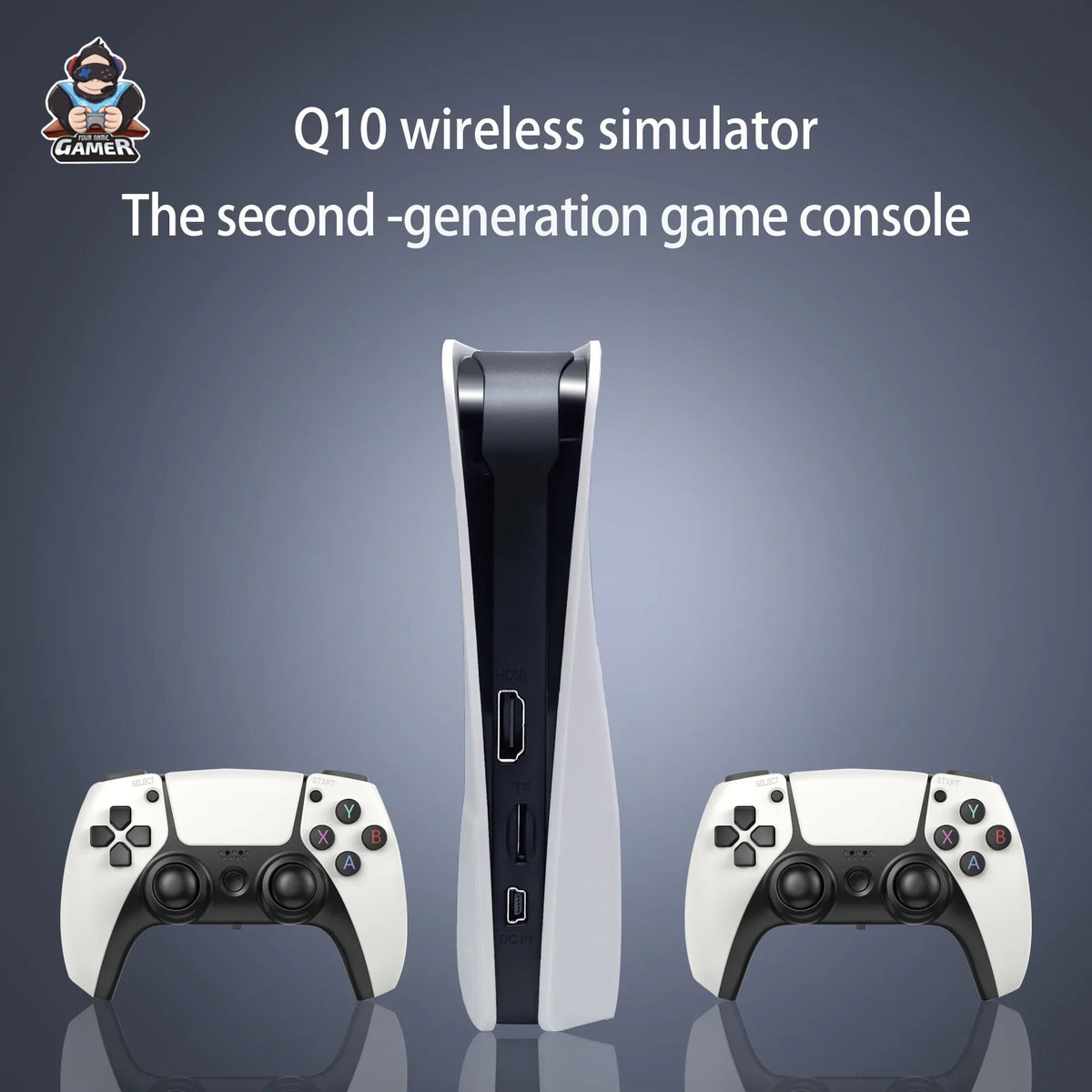 NEW Q10 3D Game Stick 128G Video game console retro 4K home console 2.4G doubles Wireless game controller supporting For PSP