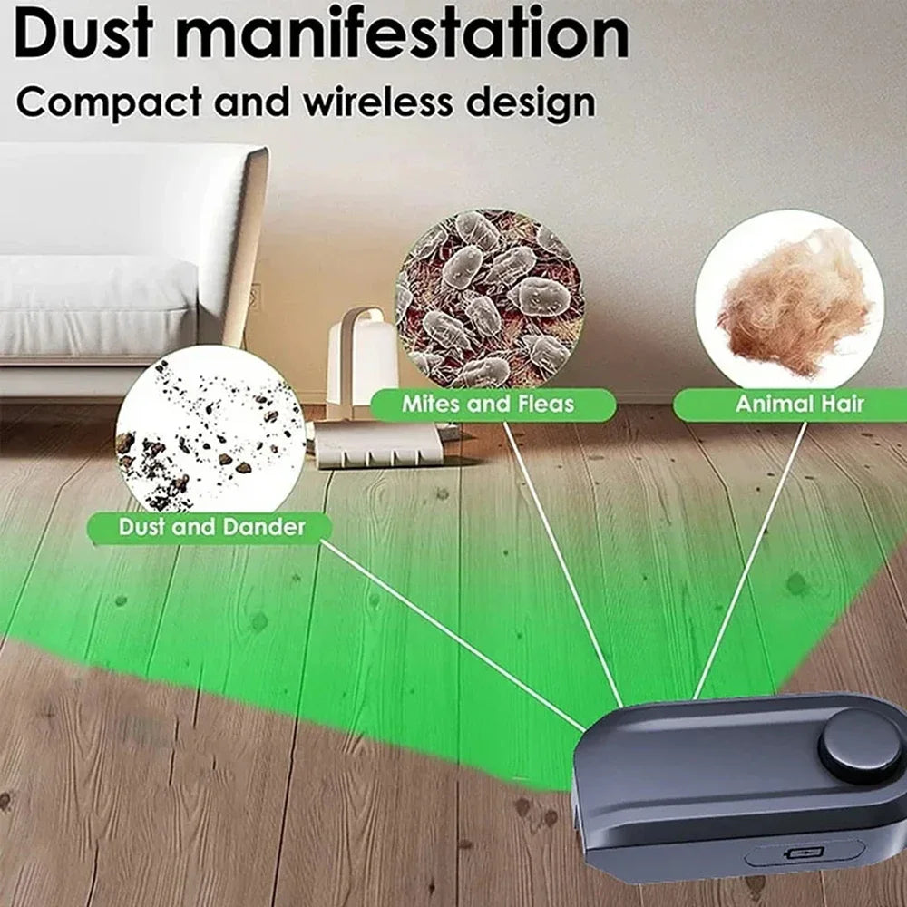 Vacuum Cleaner Dust Display LED Lamp USB Charging Reveals Dust Pet Hair Cats Dog Fur Dust Universal Vacuum Cleaner Accessories