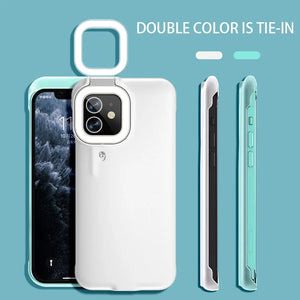 iPhone 12 Selfie Ring Light Phone Case - Stereotech