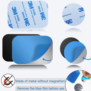 Thin Metal Plate Disk For Magnetic Car Phone Holder Iron Sheet Sticker - Stereotech