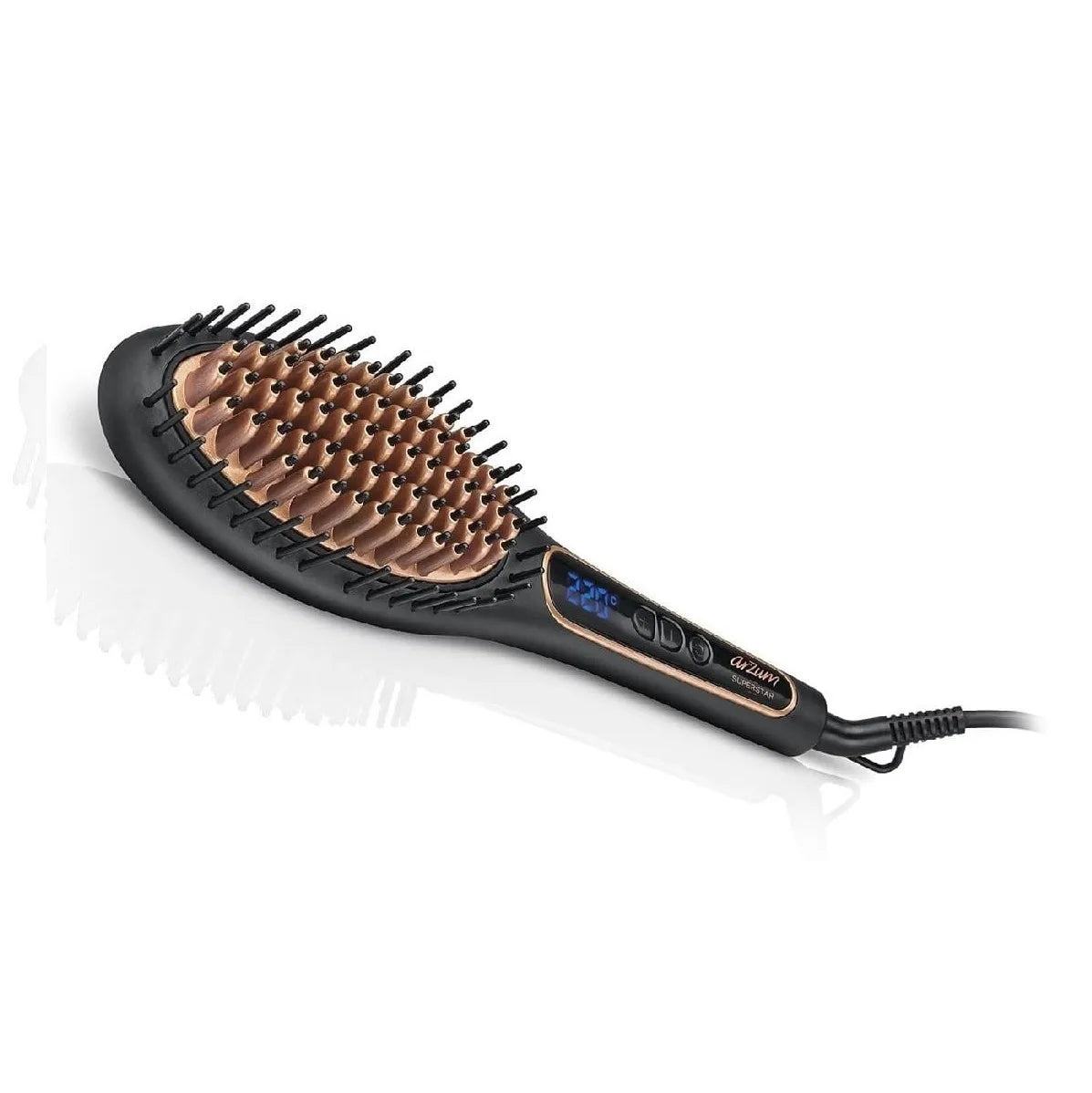 Hair Dryer Hot Air Brush 53W Styler and Volumizer Straightener Curler Comb Roller One Step Electric Ion Blow