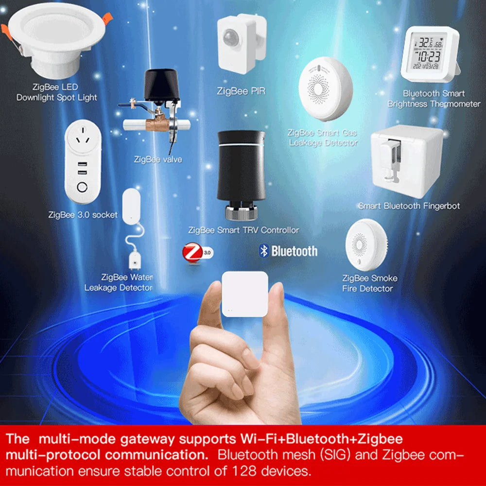 Tuya Zigbee Wireless Hub Gateway For Smart Home Automation for Zigbee Devices Via Smart Life Works with Alexa Google Home
