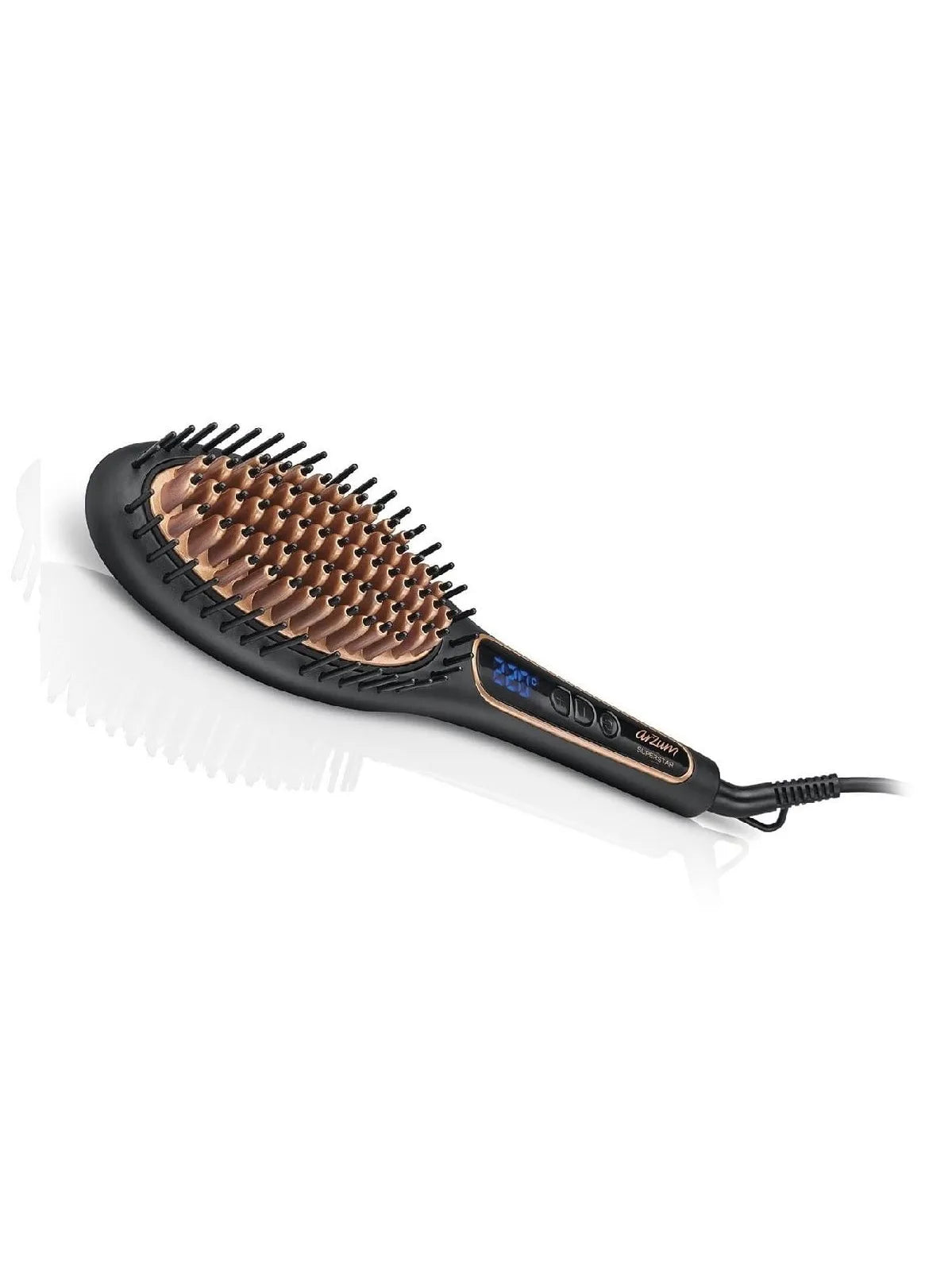 Hair Dryer Hot Air Brush 53W Styler and Volumizer Straightener Curler Comb Roller One Step Electric Ion Blow