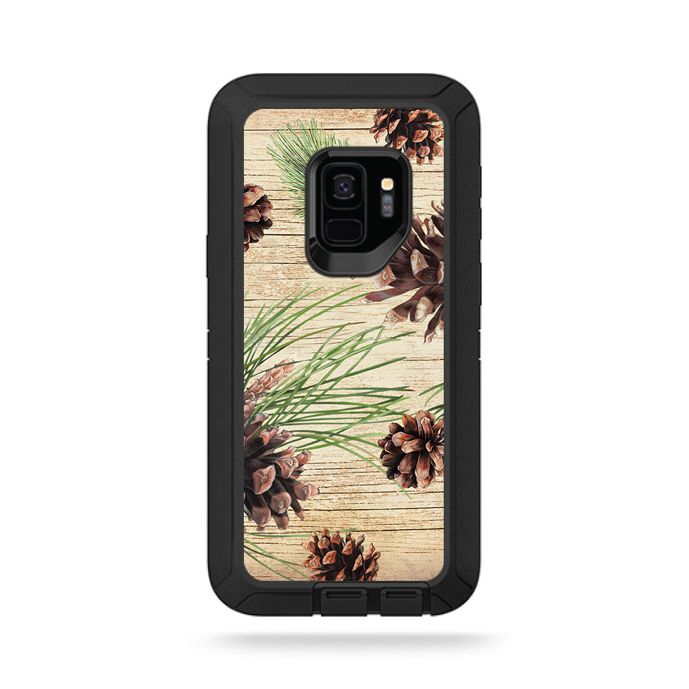 Pine Collage Skin For Otterbox Defender Galaxy S9 - Stereotech