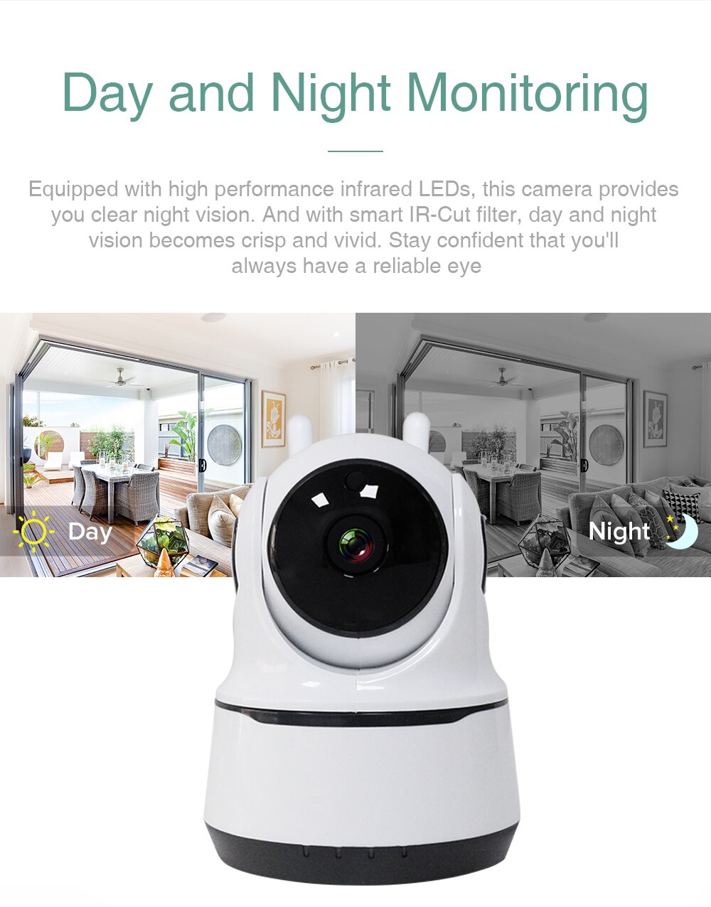 1080P Night Vision Wireless Security Camera - Stereotech