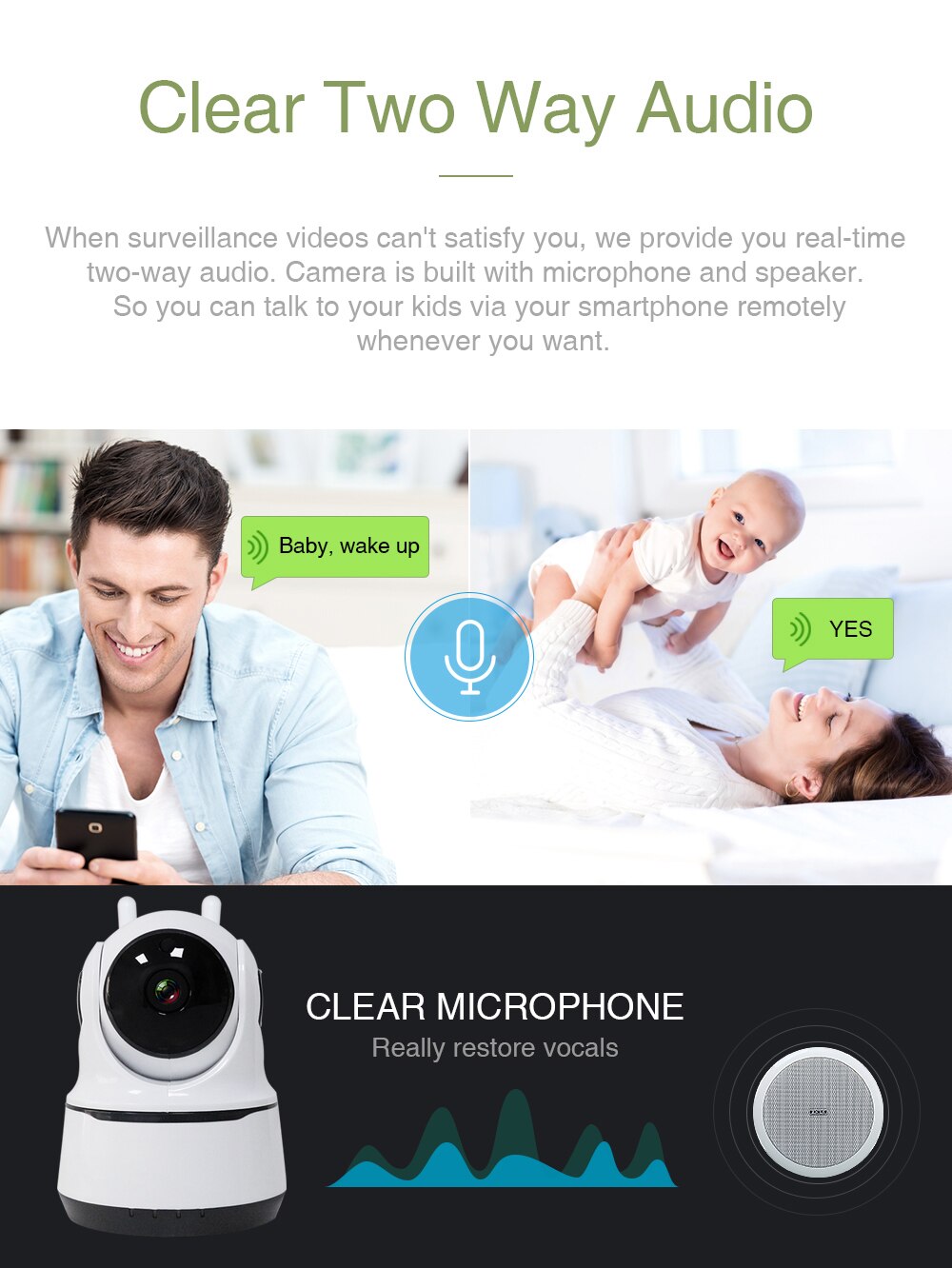 1080P Night Vision Wireless Security Camera - Stereotech