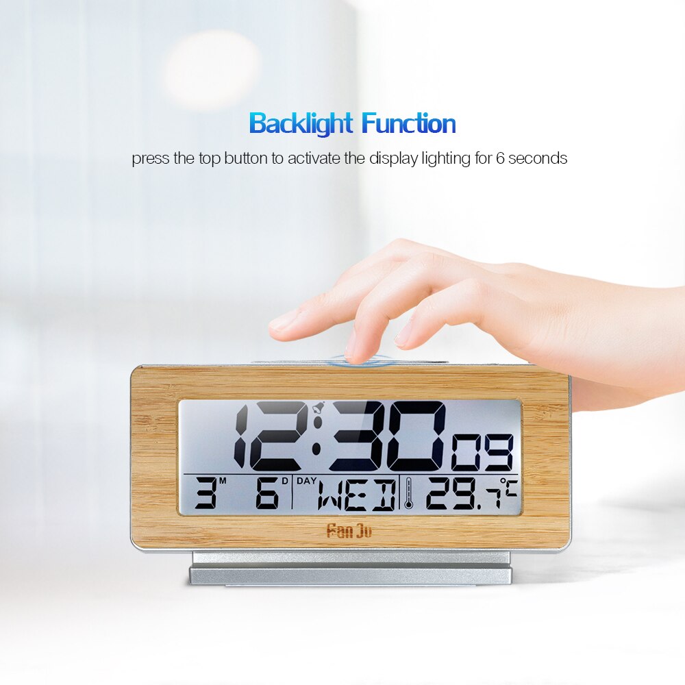 Wireless Sensor Digital Alarm Clock - Stereotech