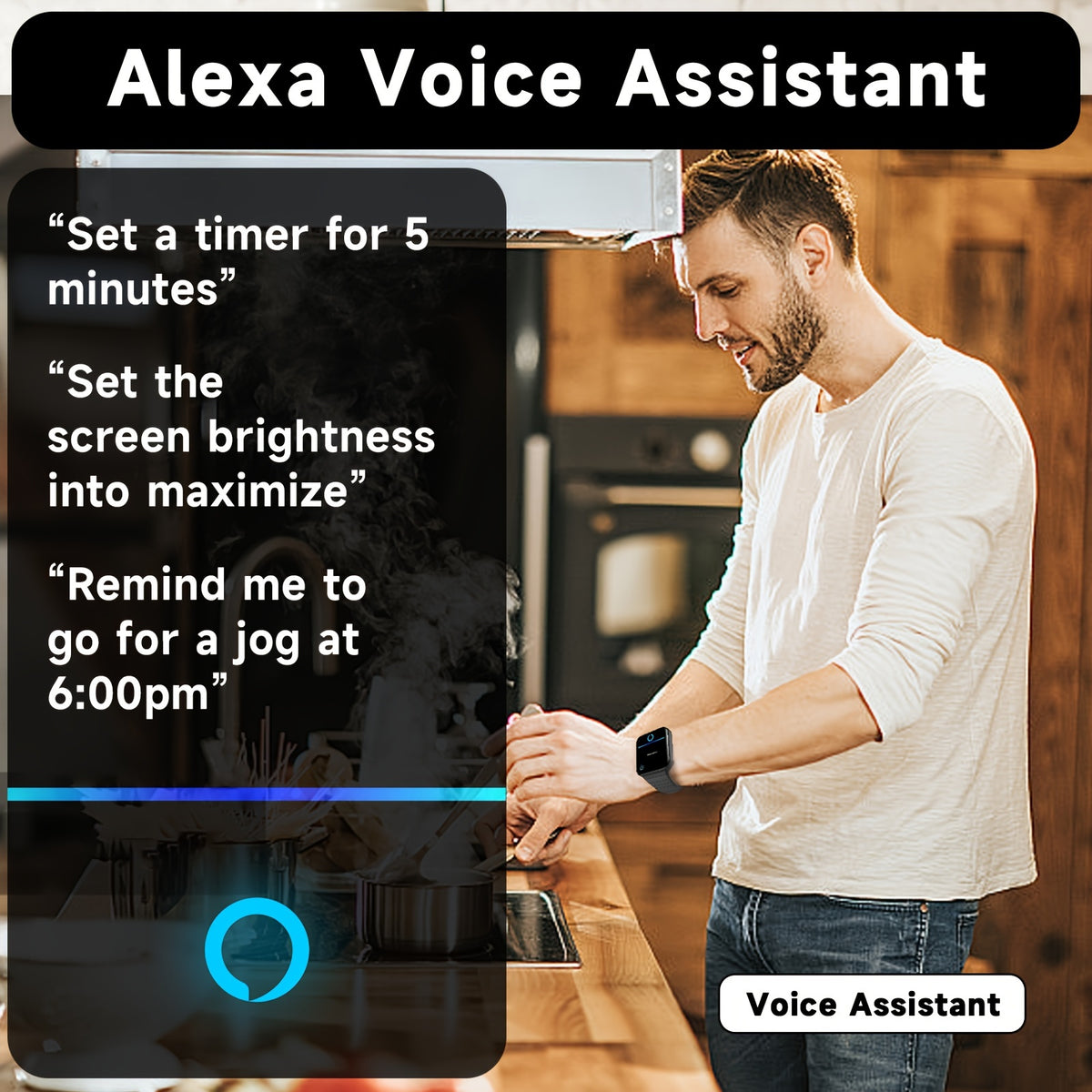 1 PC Smart Watch For Women Men, 1.8&quot; Fitness Tracker With Answer/Make Calls, 100 Sport Modes, Fitness Watch Compatible Android IPhone - Stereotech