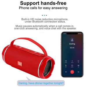TG 116C 40W High Power Outdoor Bluetooth Speaker Subwoofer TWS Waterproof Portable Music Center System Column 3D Soundbar