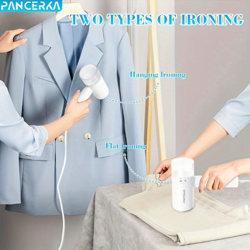 1pc Portable Handheld Fabric Steamer - 1200W Quick Heat, Foldable, Wrinkle Remover, Supports Dry/Wet Ironing, 30 Seconds Preheat, Travel-Friendly, Home, Dormitory Use, Easy to Store