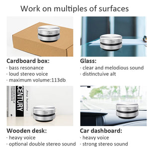 Bone Conduction Speaker Vibration Bluetooth Stereo Audio Digital TWS Wireless Smallest Portable DURAMOBI Humbird Speaker