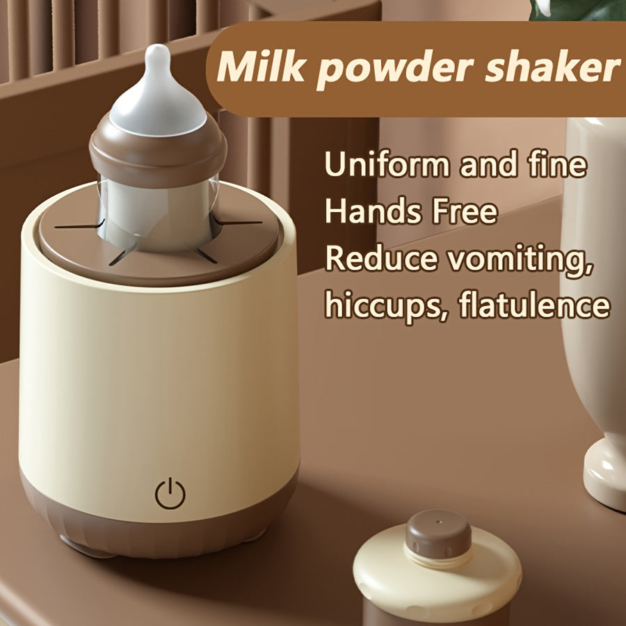 Smart Wireless Milk Powder Shaker, 3Models-1/2/5 Minutes, Intelligent Shaking, Less Bubbles, Square &amp; Round Bottles, Well-distributed Shake, Constant Speed, Fully Melted Without Fear Of Clumping, Refining Milk Powder