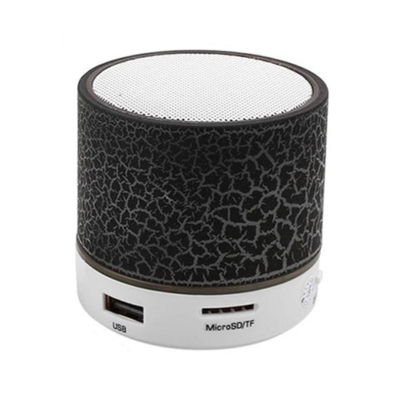 Mini LED Portable Speakers Wireless Speaker with TF Mic Bluetooth-Compatible Music for Phone