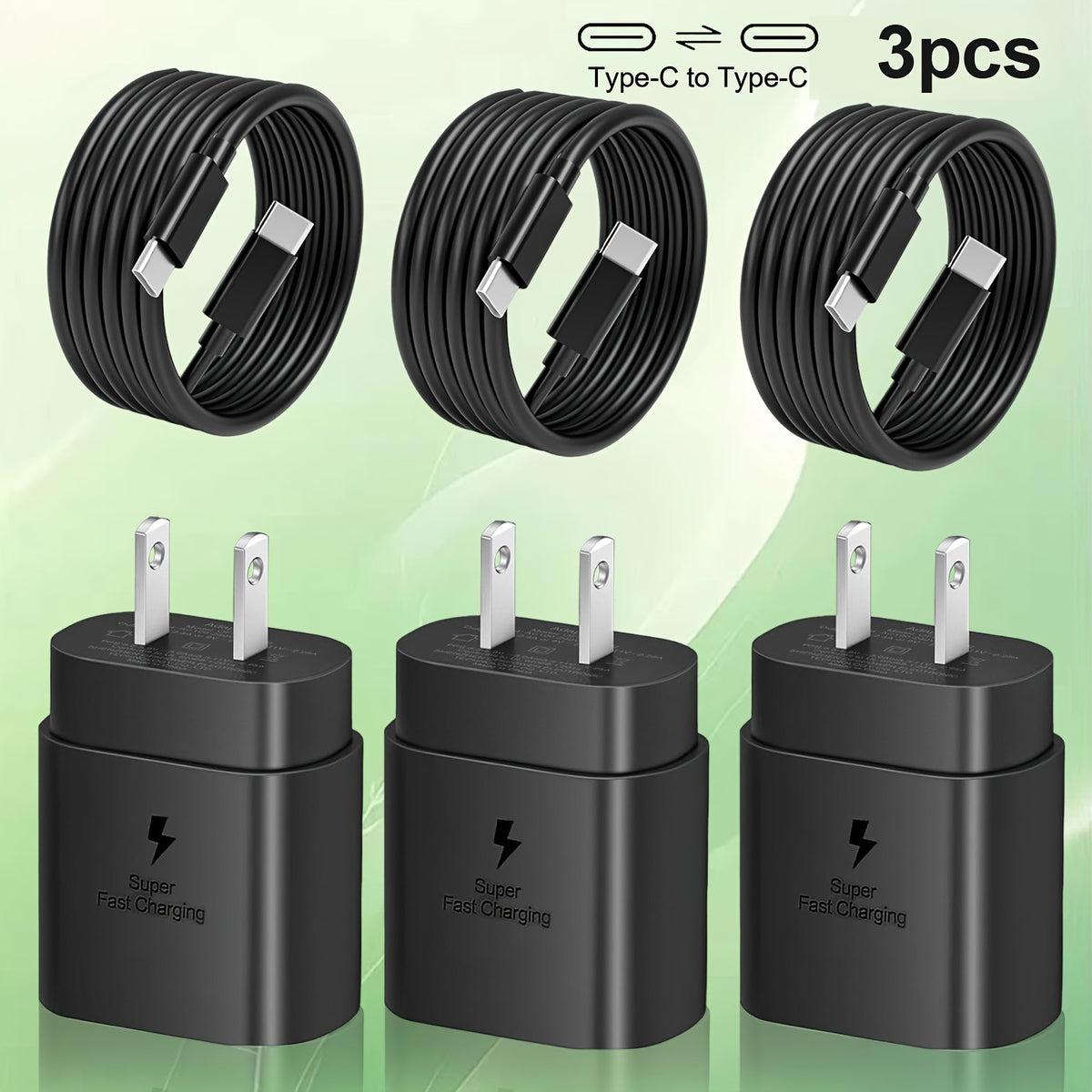 20W Fast Charger - Wall Charger with 4ft Type C Cable for Samsung Galaxy S23 Ultra/S23/S23+/S22/S22 Ultra/S22+/S21 Ultra/S20 Ultra/Note 20/Note 10/Z Fold 3 - Rapid Charging and Compact Design
