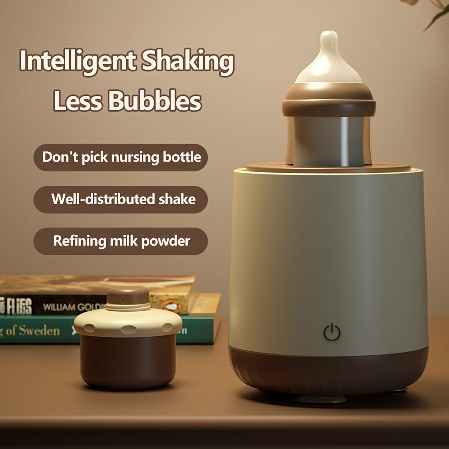 Smart Wireless Milk Powder Shaker, 3Models-1/2/5 Minutes, Intelligent Shaking, Less Bubbles, Square &amp; Round Bottles, Well-distributed Shake, Constant Speed, Fully Melted Without Fear Of Clumping, Refining Milk Powder