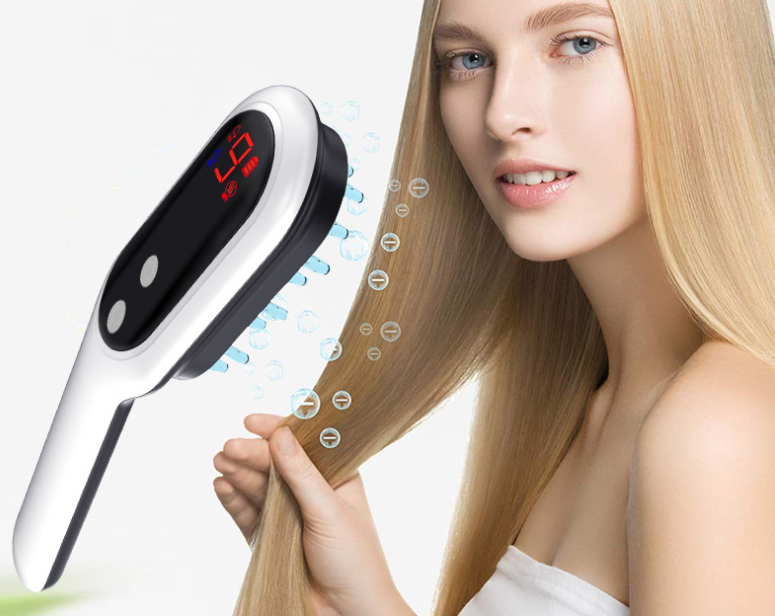 Electric Head Massager Magnetic Therapy Hair Growth Comb - Stereotech