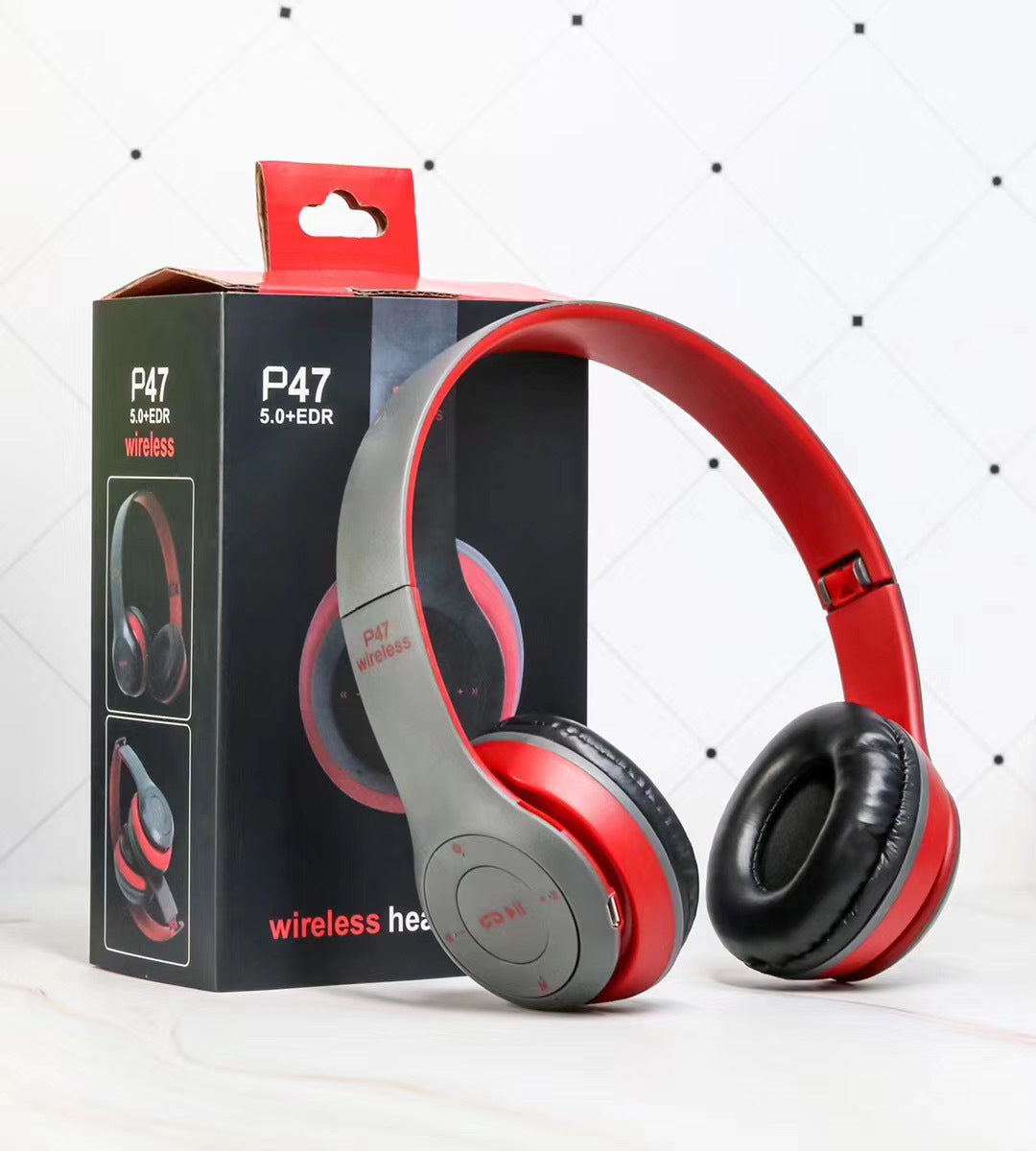 Foldable Stereo Bass Bluetooth Headphone - Stereotech