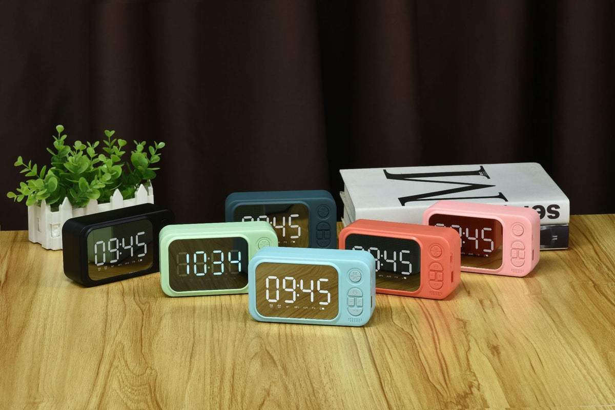 Wireless Alarm Clock Bluetooth Speaker - Stereotech