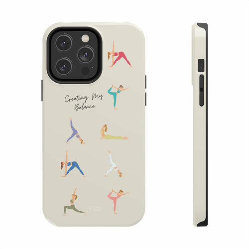 Yoga Poses Tough Case For iPhone With Wireless Charging - Stereotech