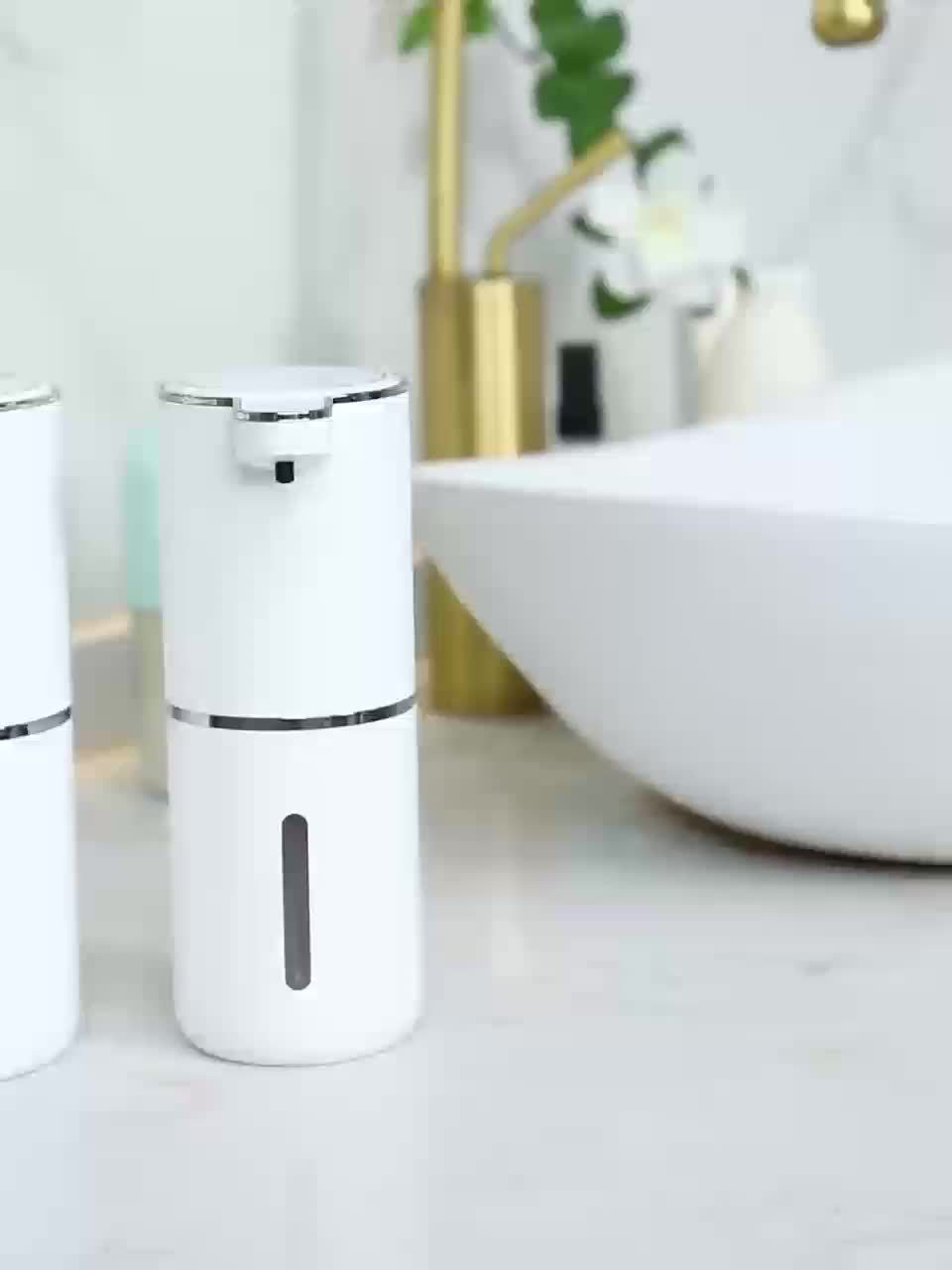 Contactless Wall-Mounted Soap Dispenser: 380mL Capacity, USB Charging, and Automatic Sensing, Halloween, Christmas Decorations