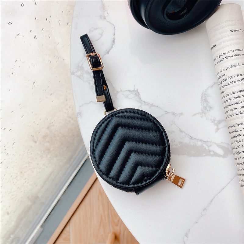 Bluetooth Headset Protective Case Zipper Leather - Stereotech