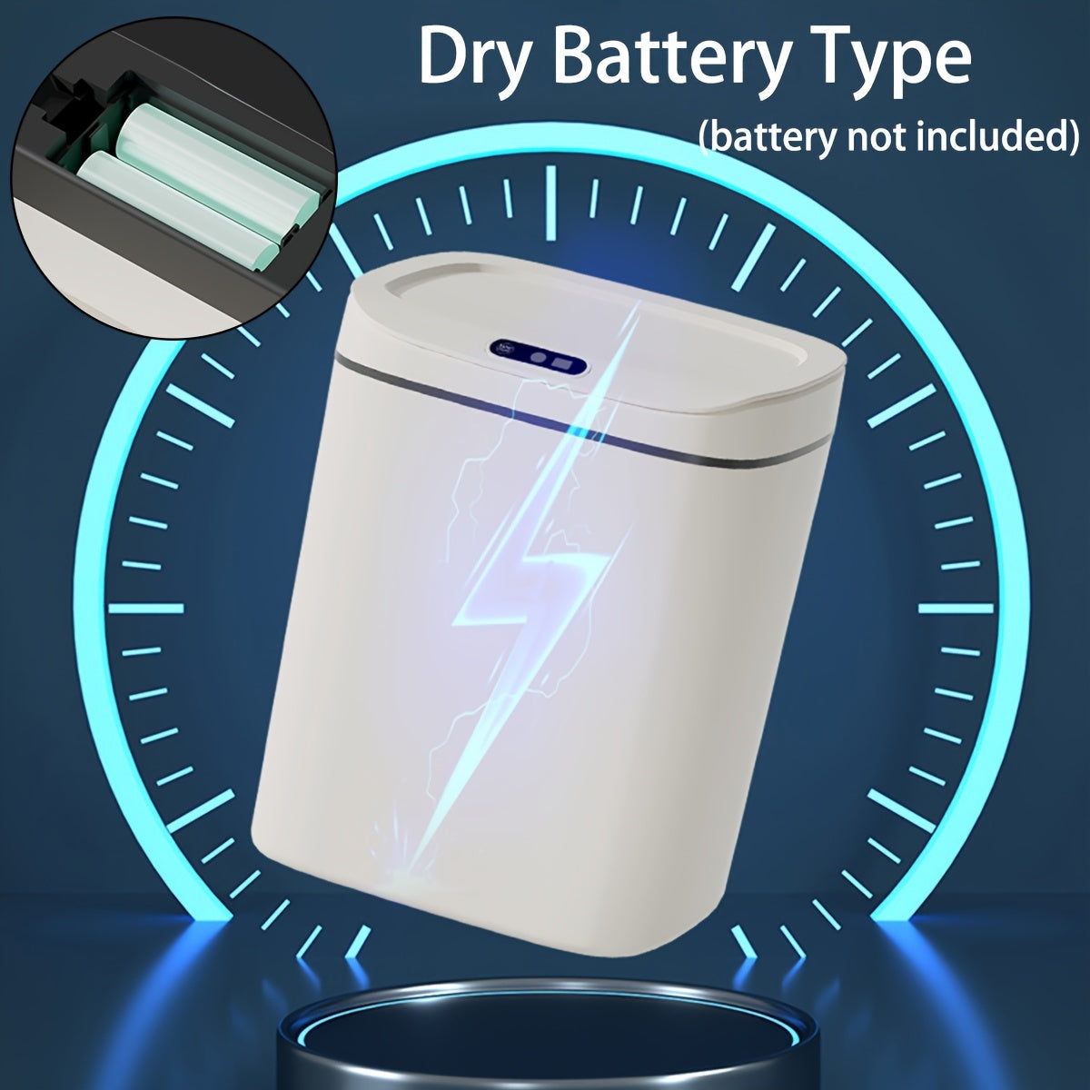 Smart Trash Can Household - Induction Switch - Electric Trash Can For Kitchen Toilet