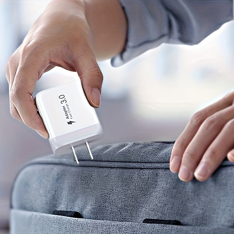 2Pack 50W Fast Charging Cube - 5-Port Multi-functional USB-C and USB-A Power Adapter with Type C Charging Station for iPhone 15/14/13 Pro Max/XR/XS/8/7, iPad, Samsung Galaxy, Tablet for Home, Living Room, and Office