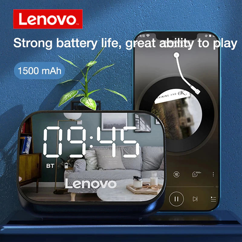 TS13 Portable Bluetooth Wireless Speaker Bass LED Alarm Clock Wireless Loudspeaker Built-In Mic 9D Stereo Surround