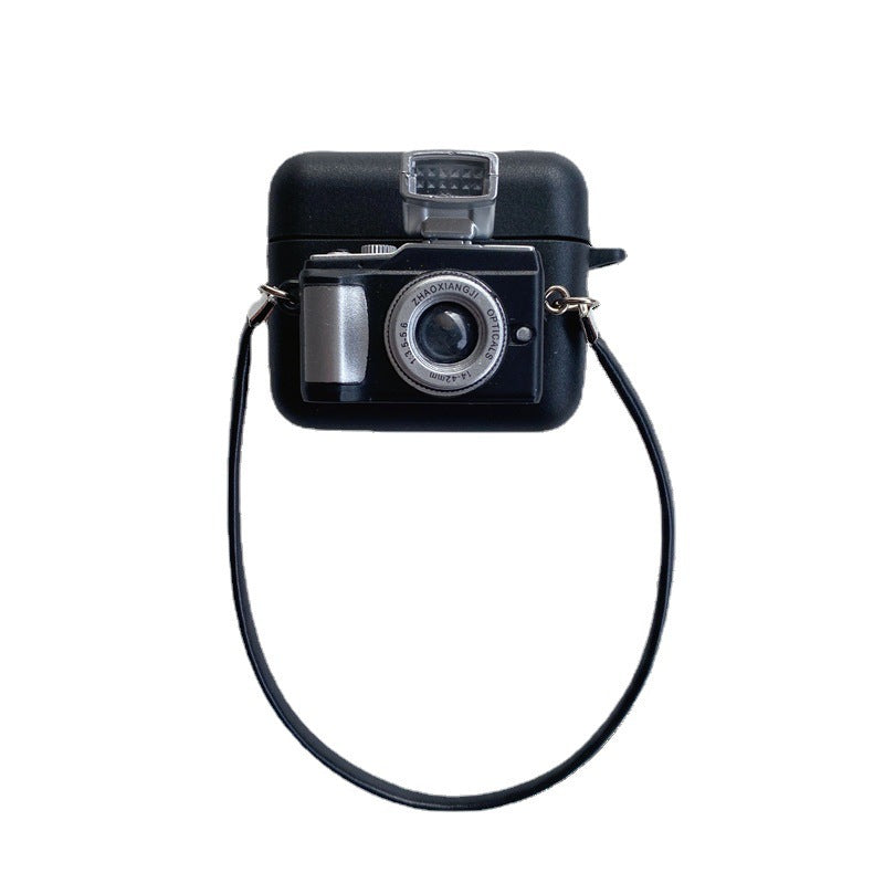 Retro Camera Wireless Bluetooth Headset Case - Stereotech