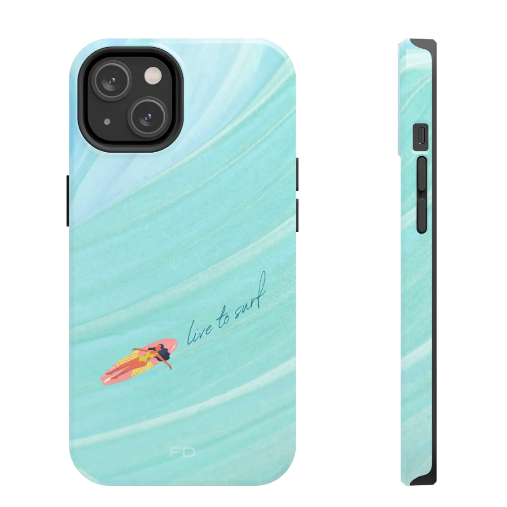 Live to Surf Tough Case For iPhone With Wireless Charging - Stereotech