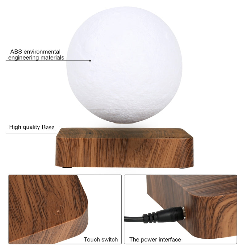 3D Magnetic Levitation Moon Lamp - Stereotech