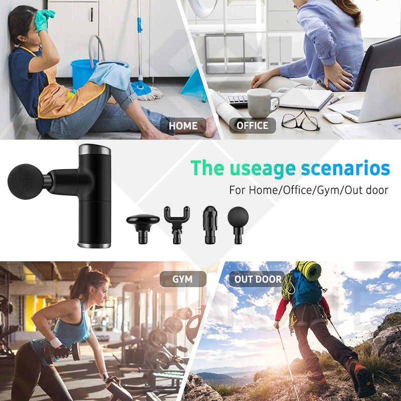 Mini Muscle Massage Gun Body Tissue Massager Fascia Gun - Stereotech