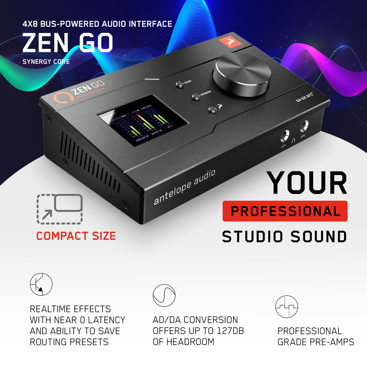 USB Antelope Audio - Zen Go - Stereotech
