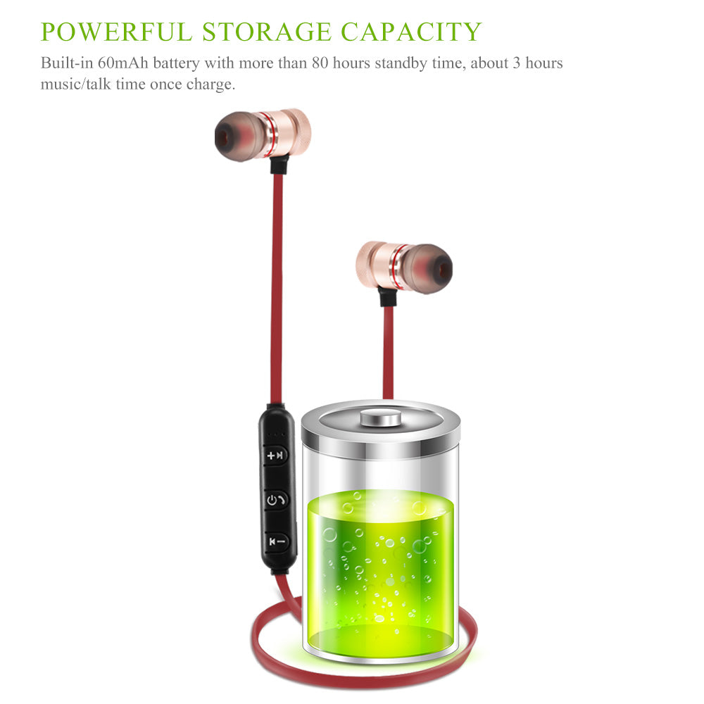 Wireless Bluetooth 4.0 Sports Earphones - Stereotech