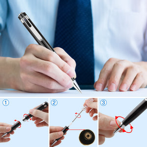 1080P HD Mini Camera Pen with 32GB TF Card - Stereotech