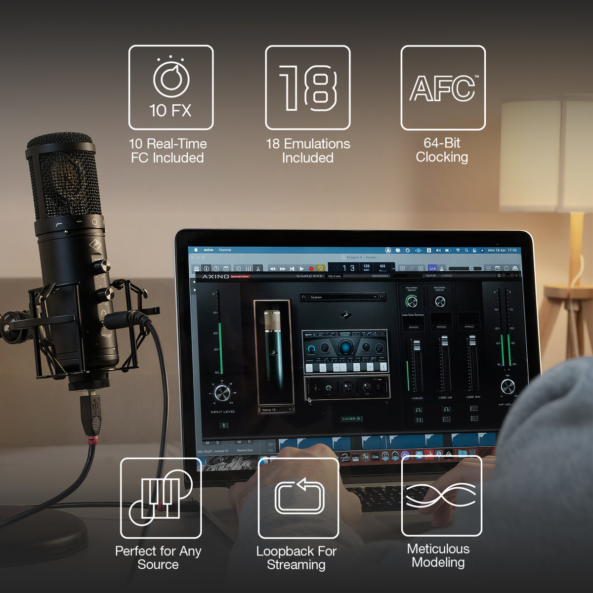 Antelope Audio Podcast Microphone - Stereotech
